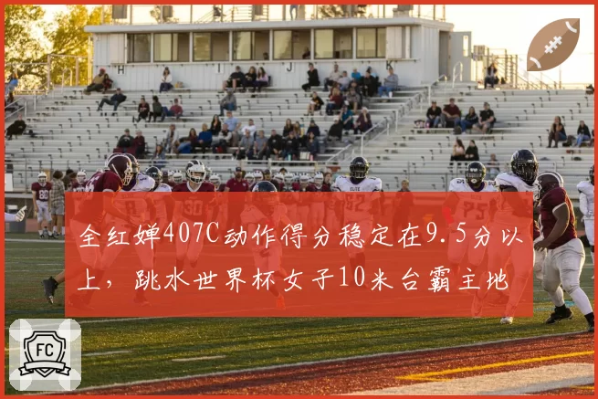 全红婵407C动作得分稳定在9.5分以上，跳水世界杯女子10米台霸主地位难撼？